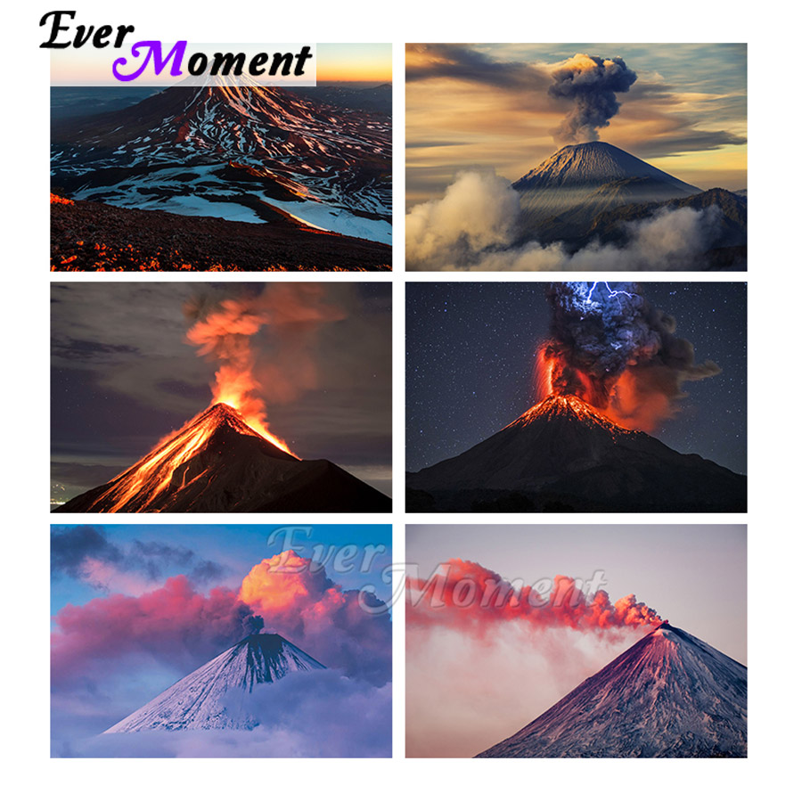 Volcano Kit Eruption - Ooit Moment Home Decor Schilderachtige Vulkaan