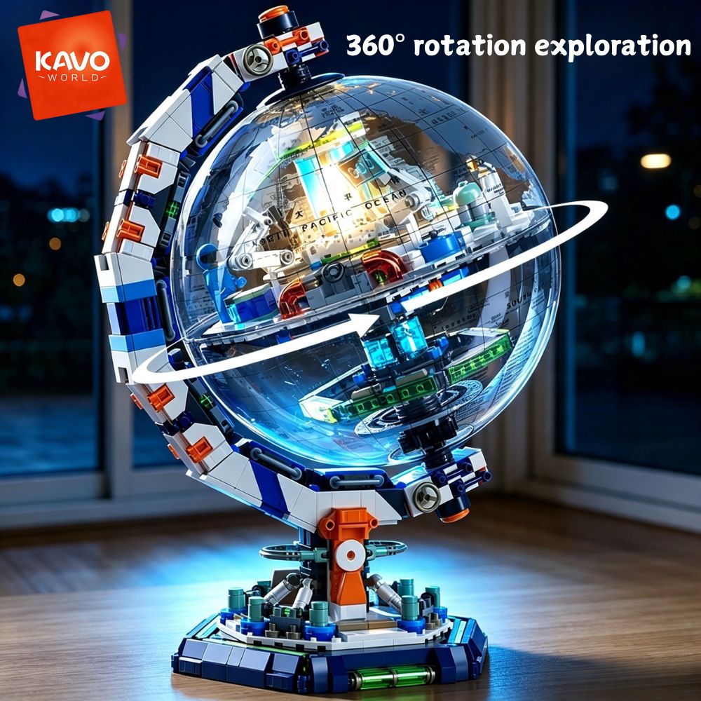 Science Hobbyist - KAVOWORLD 1793-delige Ruimte Station Bouwstenen Set
