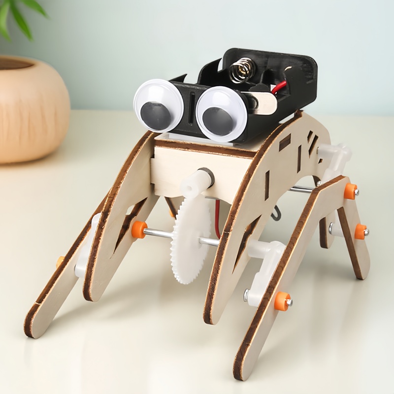 Zelfgemaakte loopspinnenrobot, - Science Max recensie en prijs
