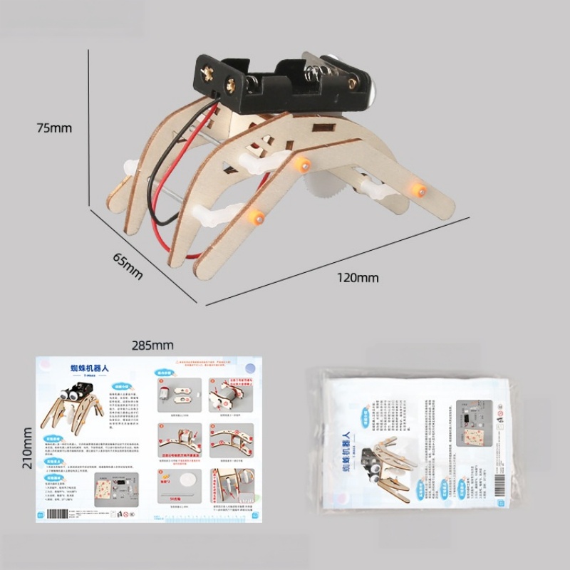 Zelfgemaakte loopspinnenrobot, - Science Max recensie en prijs