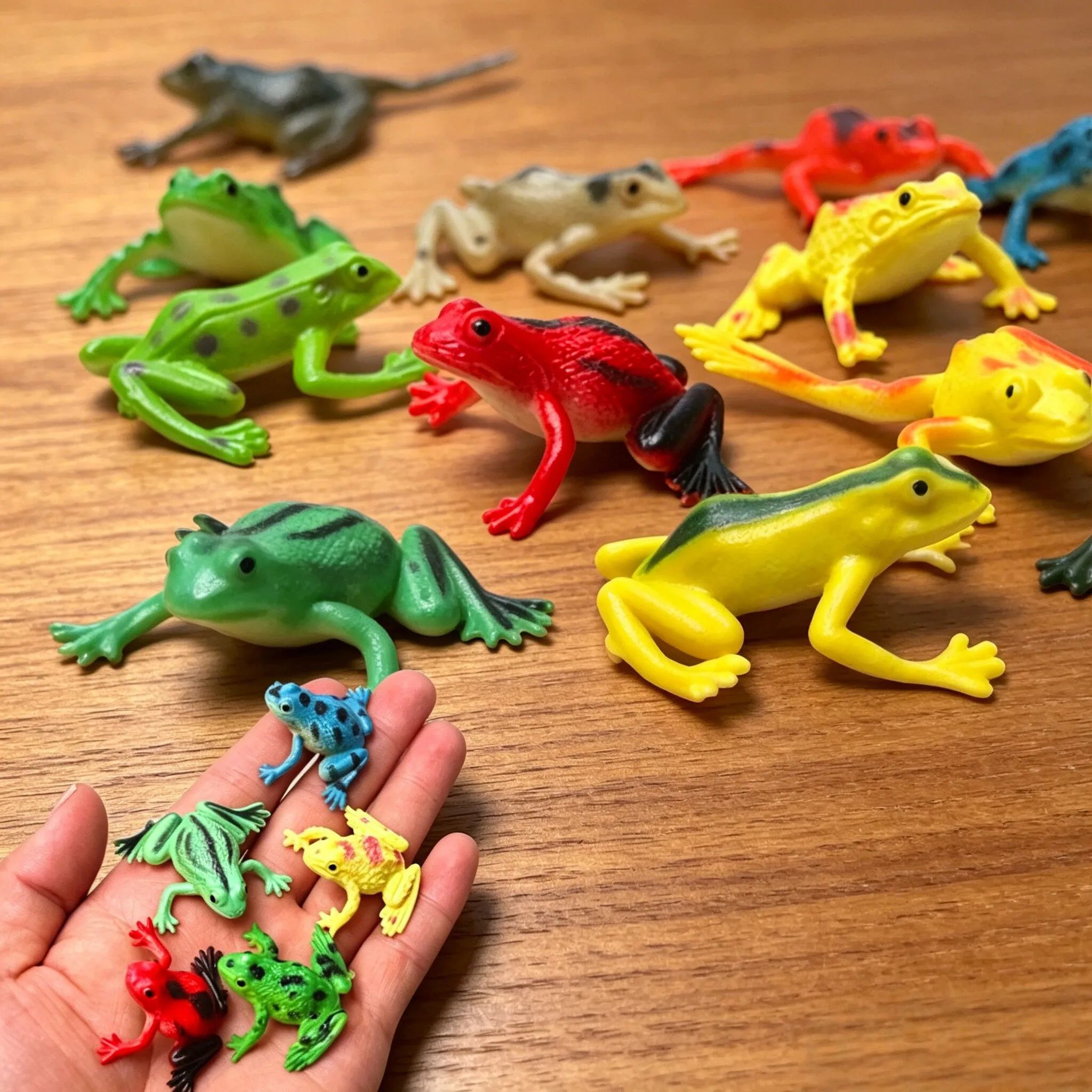 12 stuks realistische kikkers  - Hobby Is Science recensie en prijs