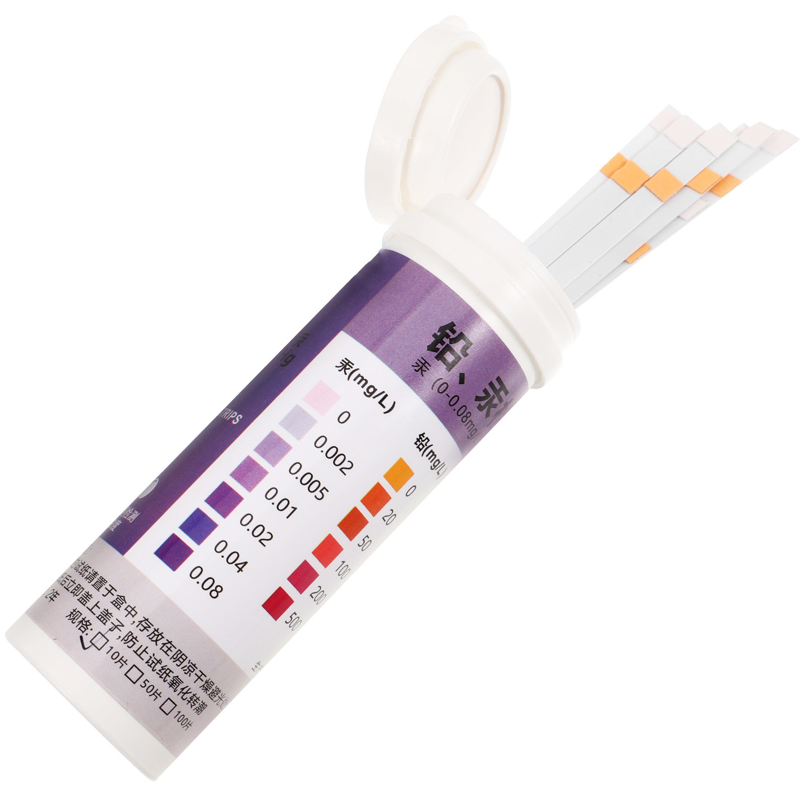 10 stuks zware metalen testpap - Water Testing Kit recensie en prijs